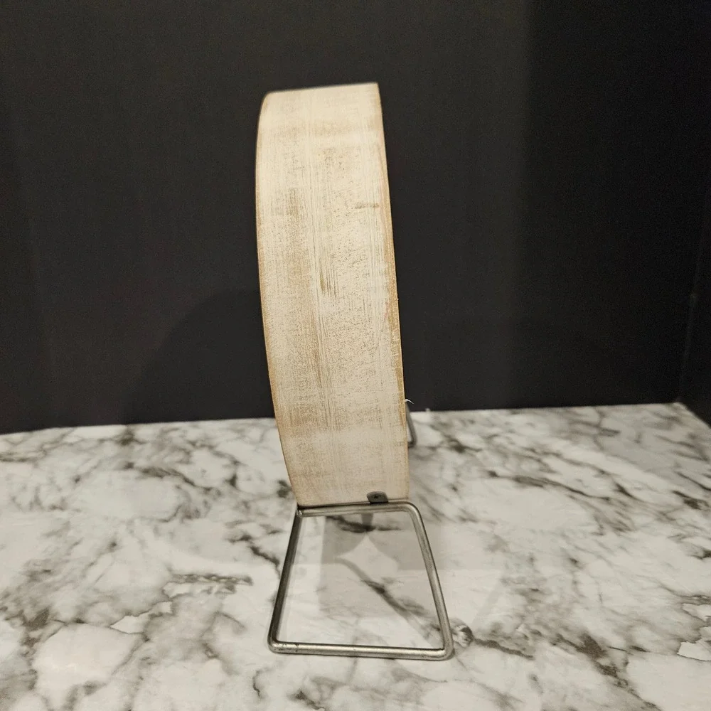 Kensington Station London Retro Wood Tabletop‎ Clock 1870 Vintage Style